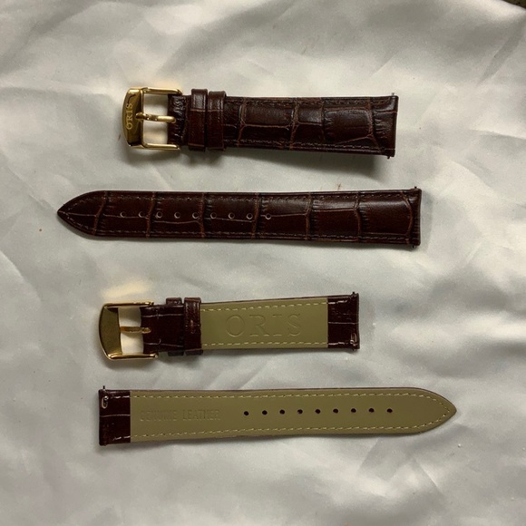 Top grain leather Oris watch strap - Picture 6 of 6